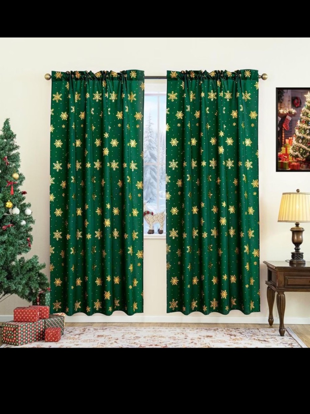 Karseteli Christmas Curtains